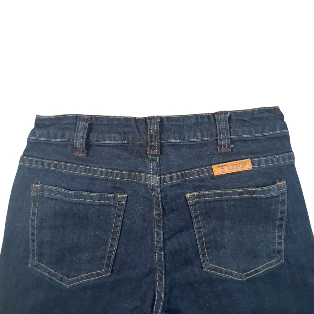 Just Tuff Co. Cowgirl Dark Wash Denim Jean Bootcut 29X31 Hugs Curves Sits @Waist - Picture 5 of 10